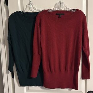 Crew neck sweaters (2)